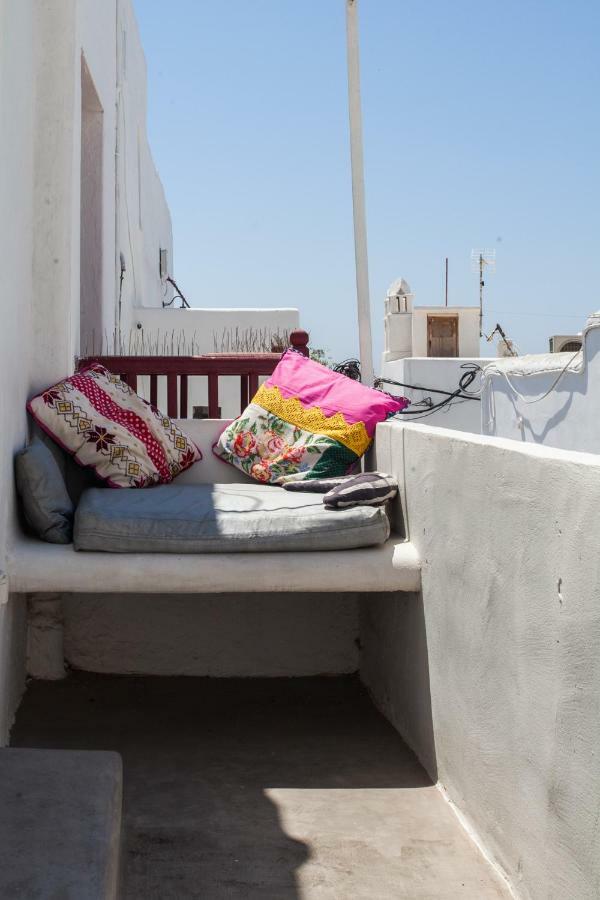 Eclectic & Artistic House In Mykonos Town Villa Bagian luar foto
